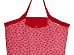 Tote bag with a zip ladybird gingham
