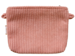 Coton clutch bag blush pink corduroy
