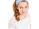 Stretch jersey headband  procençal ciel