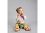 Bib - Baby size gaze lurex rose