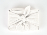 Furoshiki medium 48x48 white sequined