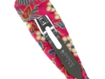 Fabric hair clip badiane framboise