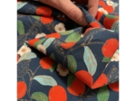 Cotton fabric mandarina