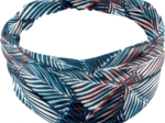 Headscarf headband- child size feuillage marine