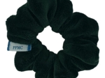 Small scrunchie green velvet