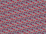Cotton fabric poppy