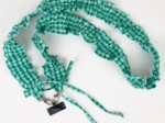 Ruffled phone strap green mint gingham