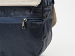 Base small bag without shoulder strap light denim