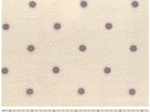Moumoute fabric moumoute ivoire fleurie