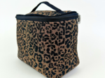 Large vanity mocha quilted leopard