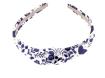 bow headband scandinavia bleu