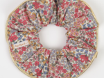Large Piping Scrunchie porcelaine rosée