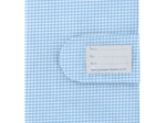 Health book cover sky blue gingham