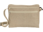 Base of satchel bag golden linen