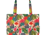 Foldable tote bag fleurs des iles