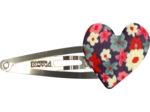 Heart hair-clips tapis rouge