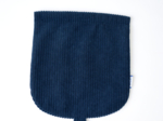 Flap of small shoulder bag large navy orduroy 