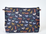 Cosmetic bag with flap copain canin