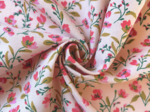 Cotton fabric ex2630 ecru red clearing