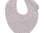 bandana bib gray copper triangle