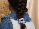 Mini Scrunchie scandinavia bleu