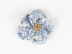 Flower petal hair slide small  toile de biche