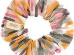 Small scrunchie ikat ocre