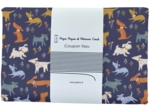1 m fabric coupon copain canin
