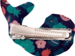 Whale clip huppette fleurie