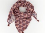 Pom pom scarf palmeraie