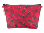 Cosmetic bag with flap féérie fuchsia