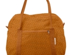 Bowling bag  caramel golden straw