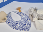 bandana bib scandinavia bleu