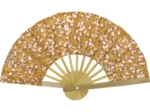 Hand-held fan gypso ocre