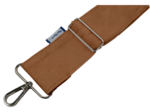 Wide shoulder strap suédine fauve