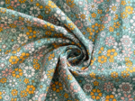 1 m fabric coupon EX2503 floral retro lichen