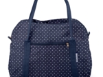 Bowling bag  navy blue spots