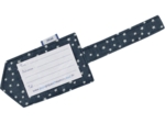 Luggage Tag silver star jeans