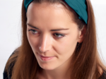 crossed headband bleu vert