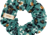 Small scrunchie jade panther