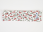 Stretch jersey headband  ribbed cherry