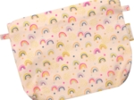 Tiny coton clutch bag rainbow
