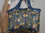 Pleated tote bag - Medium size eden indien