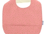 Coated fabric bib powdered gold triangle