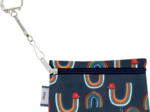 Keyring  wallet poules en ciel