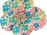 Flower petal hair slide small  pâquerette vintage