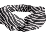 crossed headband zèbre