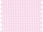 Coupon tissu 50 cm pink gingham