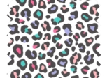 Cotton fabric ex2505 multicolored leopard
