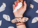 Scrunchie oiseau bandana